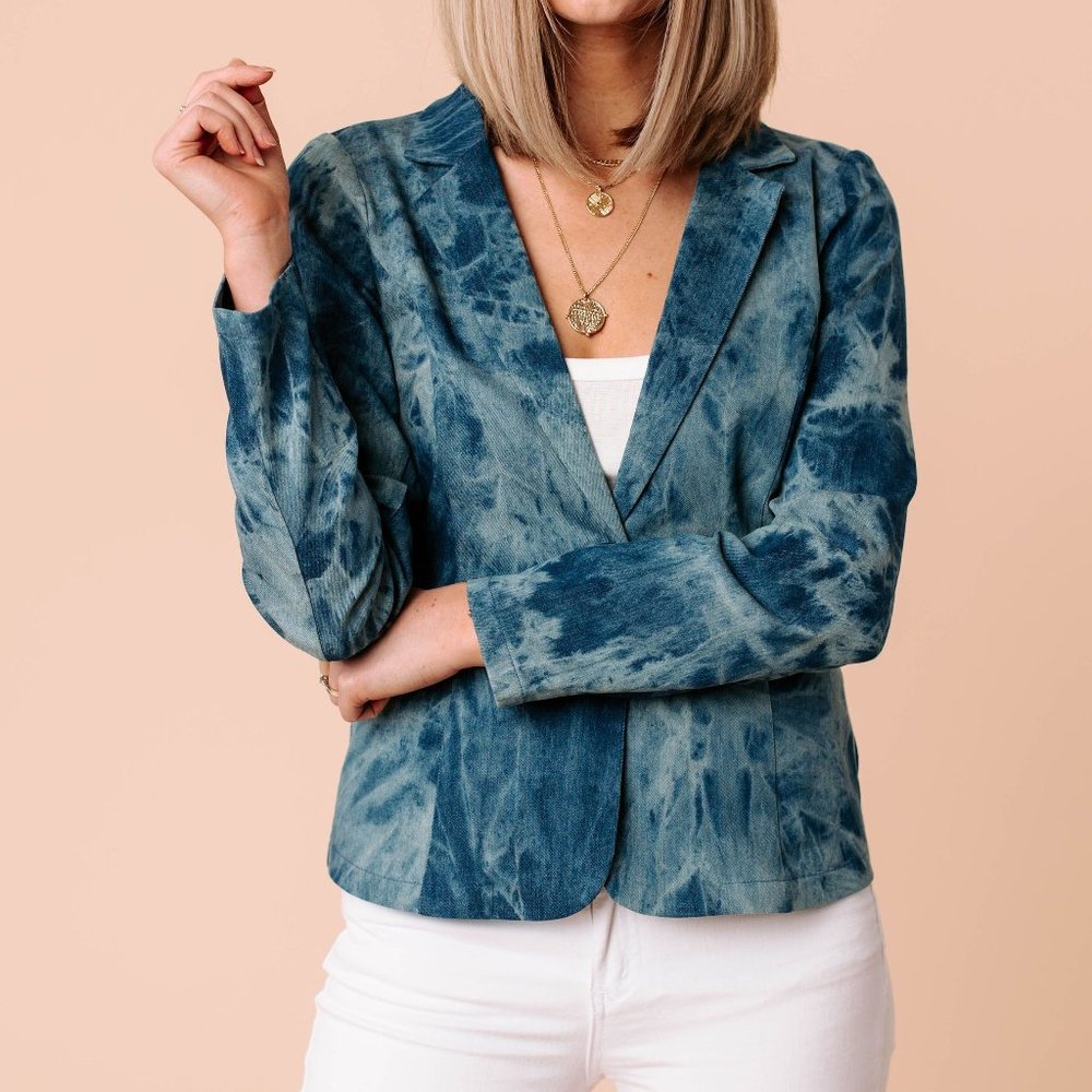 Tie Dye Blazer